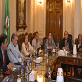 A Meeting with Cairo University President