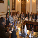 A Meeting with Cairo University President