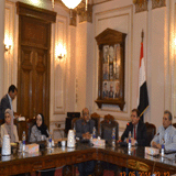 A Meeting with Cairo University President