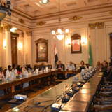 A Meeting with Cairo University President