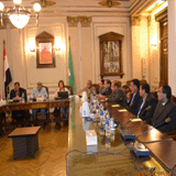 A Meeting with Cairo University President