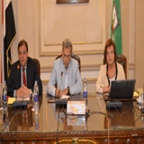 A Meeting with Cairo University President