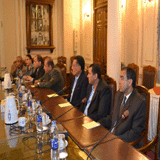 A Meeting with Cairo University President